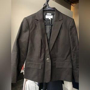 Calvin Klein Black Stretch Blazer